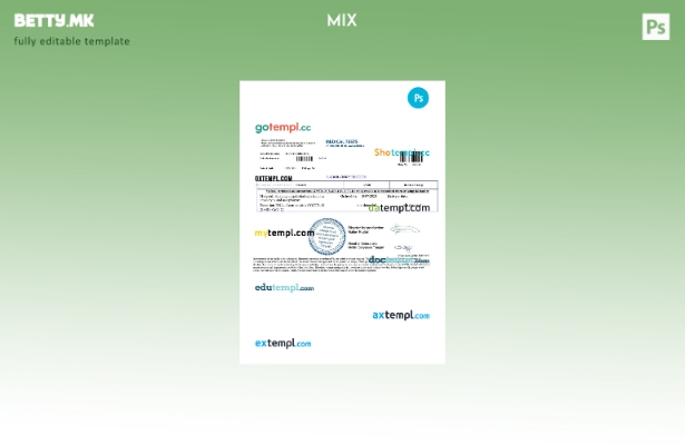 Медицински сертификат во модерен стил Русија на шаблонот „Ковид“.